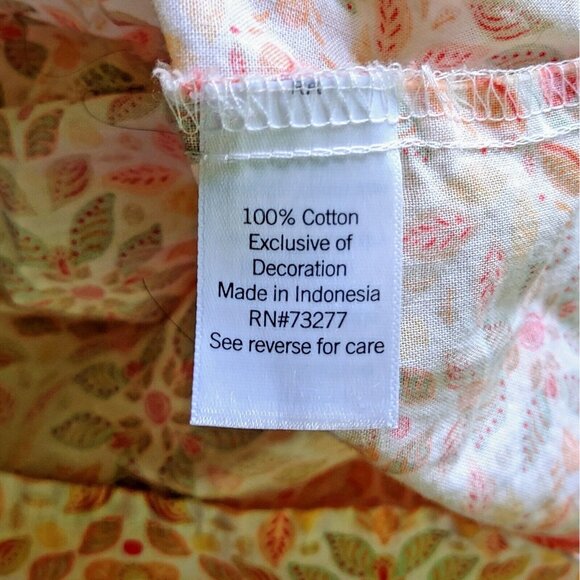 Croft & Barrow Top Blouse Multicolor Women Size XL V Neck - Picture 6 of 7